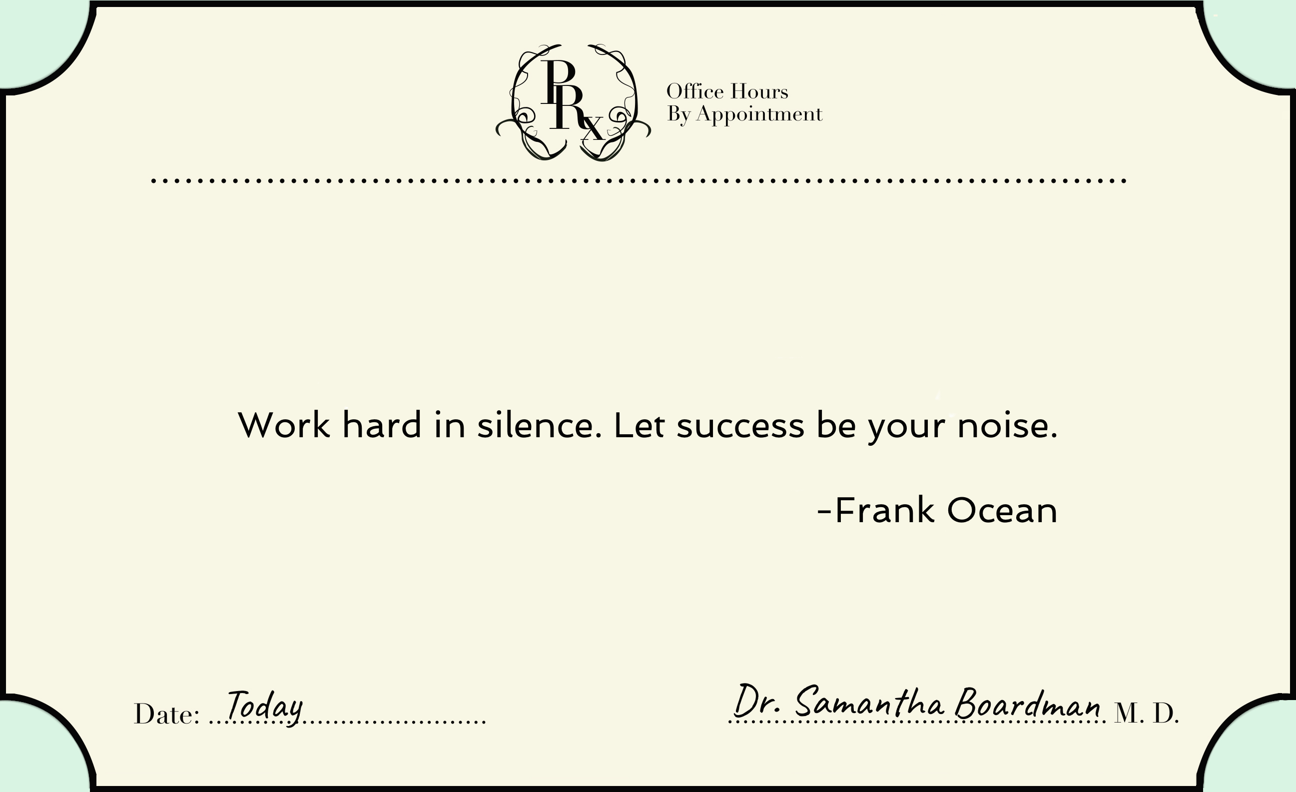 Frank Ocean on Success