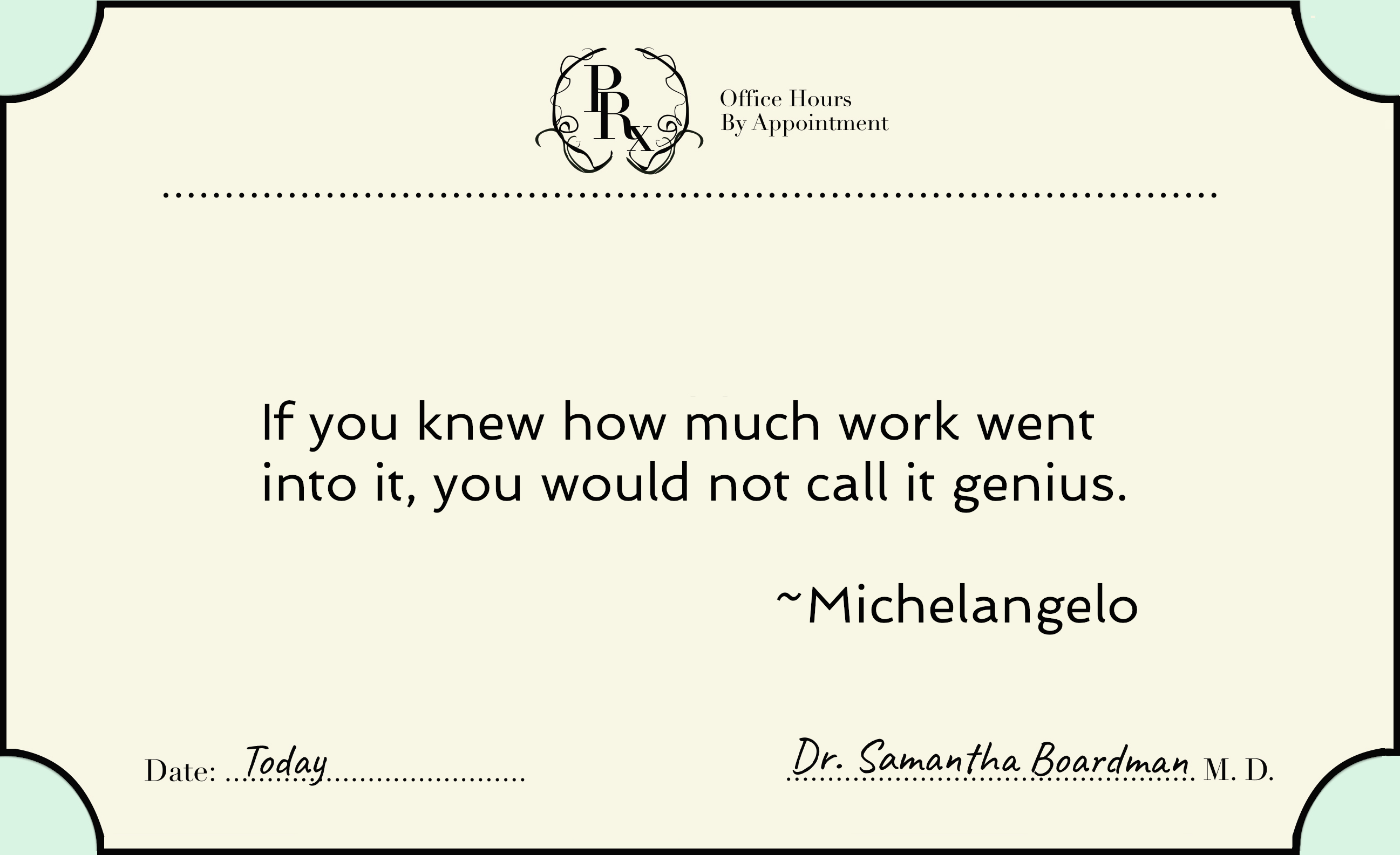 Michelangelo on Genius & Hard Work